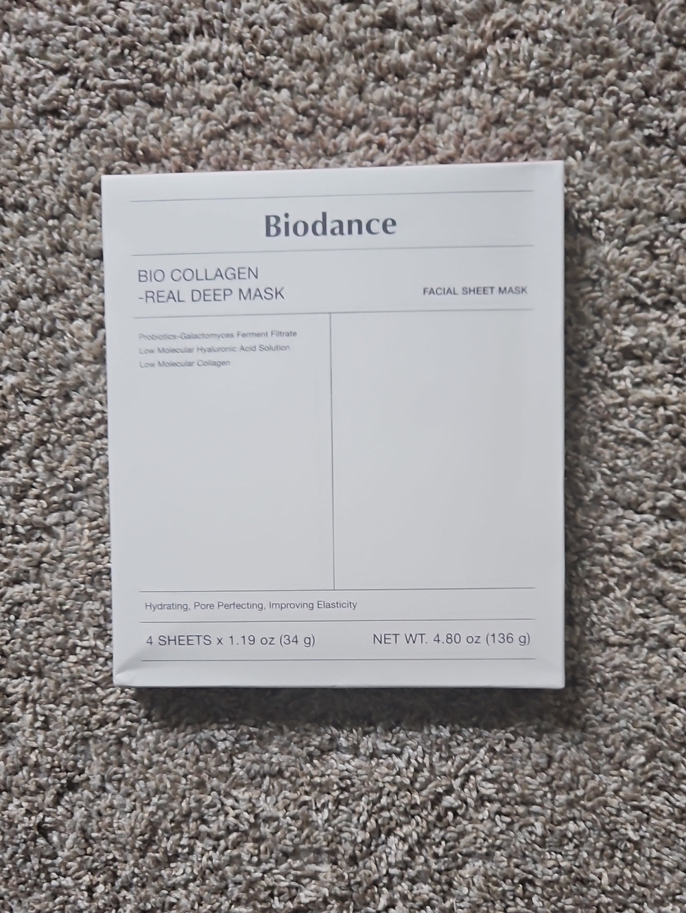 Biodance Bio Collagen Real Deep Mask – White Facial Sheet Mask (4 Pack)